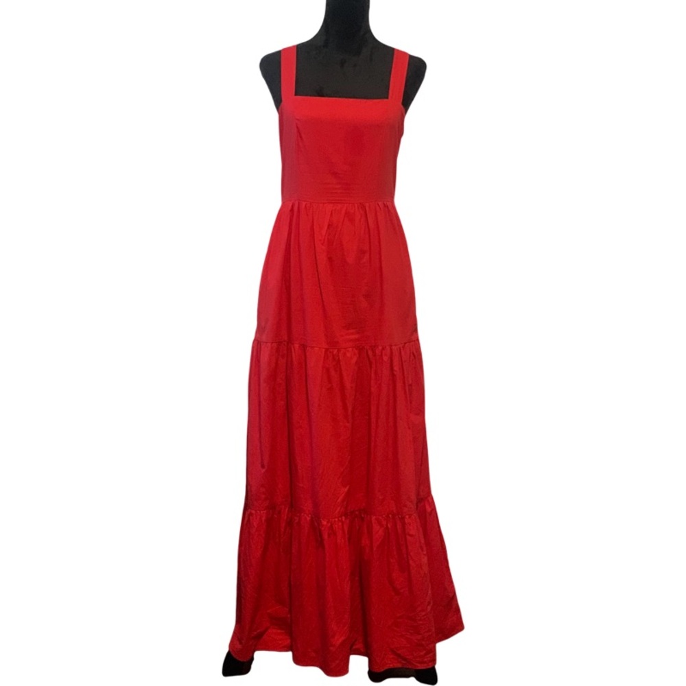 Sugar Lips Penelope Maxi Dress in Cotton-voile
Square Neckline Long Dress